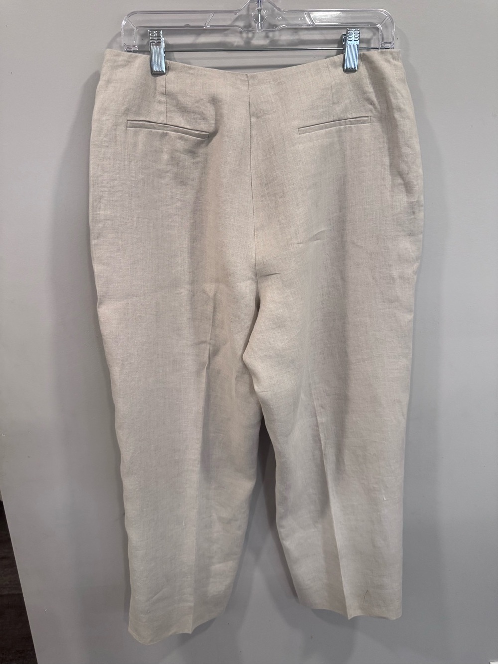 David N Petites 2-Piece Linen Embroidered Floral Pant Set Size 12P Cottagecore - Picture 9 of 14